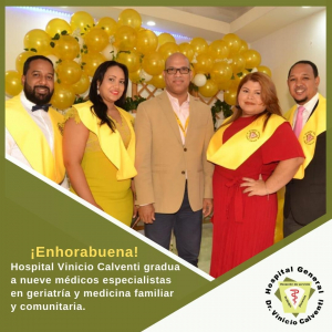 Hospital Vinicio Calventi gradúa médicos