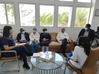 Hospital Vinicio Calventi recibe visita Dirección Materno Infantil y Adolescente del SNS