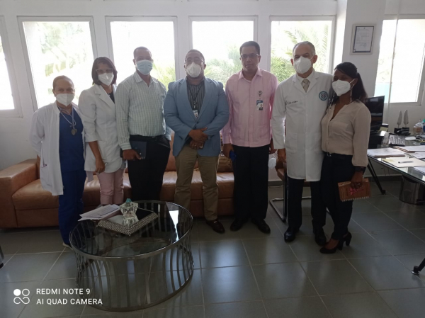 Hospital Vinicio Calventi recibe comisión mixta  del SNS y SRSM