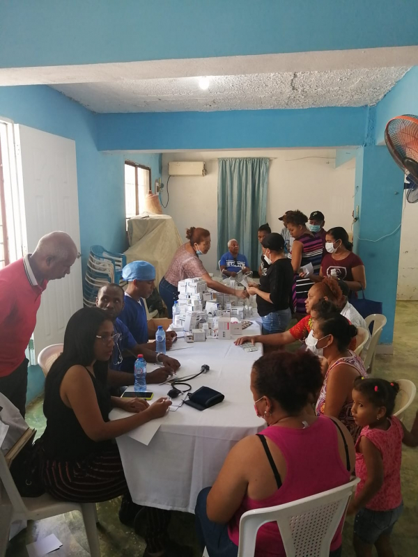 Hospital Vinicio Calventi realiza Operativo Médico en  la Comunidad de los Patos Alcarrizos